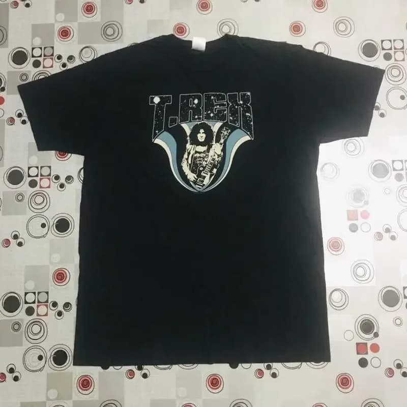 RARE T Rex band Black Cotton All size S 234XL For Fans Shirt HD212