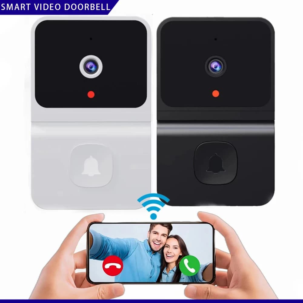 Telecamera per campanello wireless da esterno con WiFi e video Spioncino digitale Citofono per casa intelligente Controllo app Campanello resistente alle intemperie