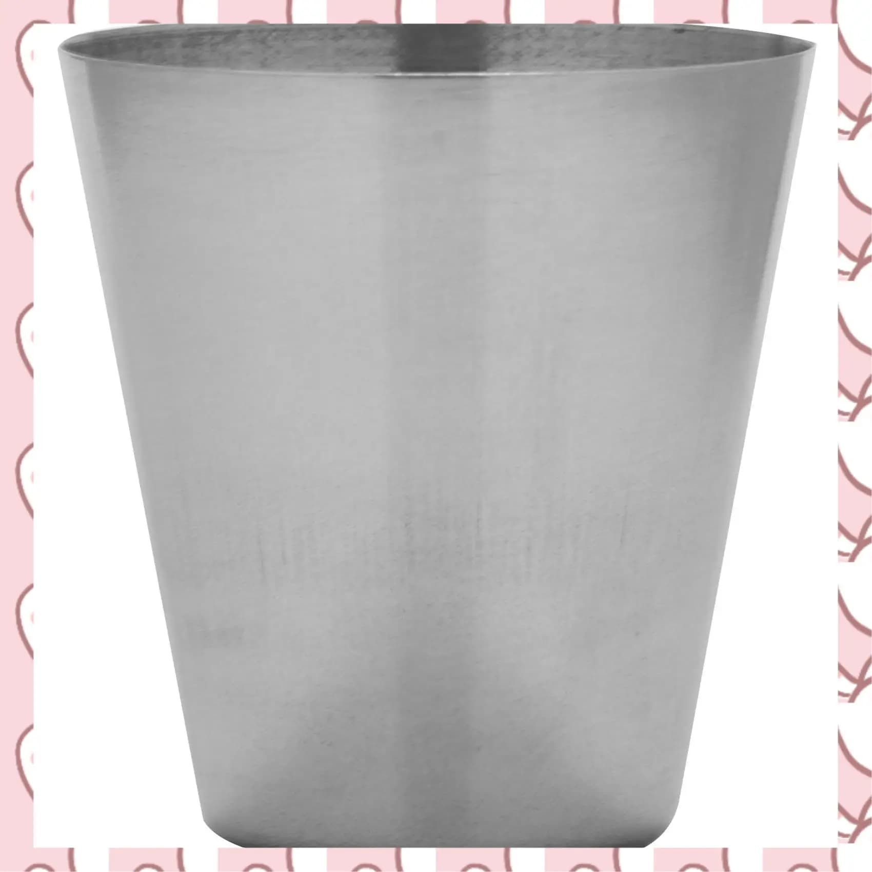 HHTL 2 bicchieri da vino in acciaio inossidabile da 1 oz 35 ml