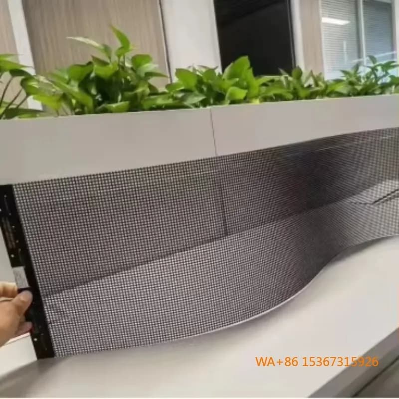 P1.875 Retail Supermarket Advertising Display with Ticker Screen for Indoor LED Strips