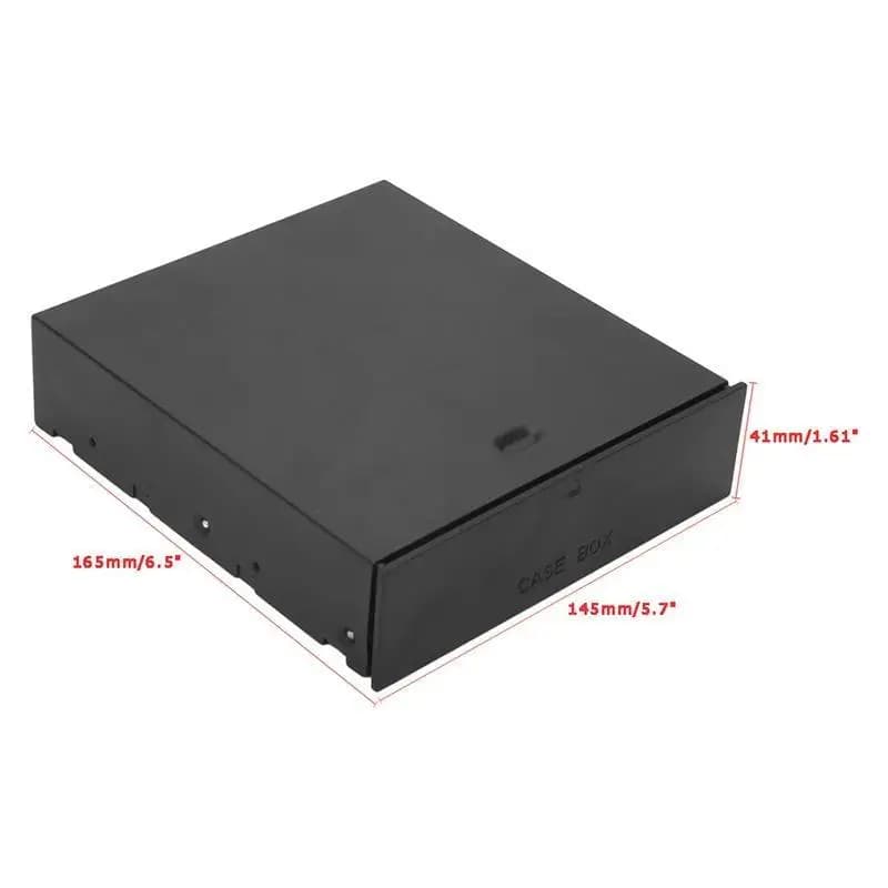 Cassettiera vuota mobile per disco rigido HDD da 5,25" con custodia esterna 31BA per PC desktop