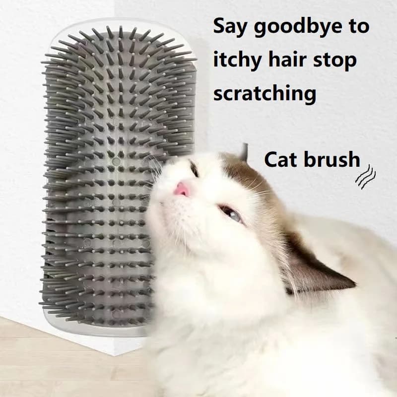 Massaggiatore per gatti Prodotti per toelettatura gatti per scratcher per gatti Massaggiatore per gatti Graffi per animali domestici Spazzola Rimuovi pettine per capelli Tavolo per toelettatura
