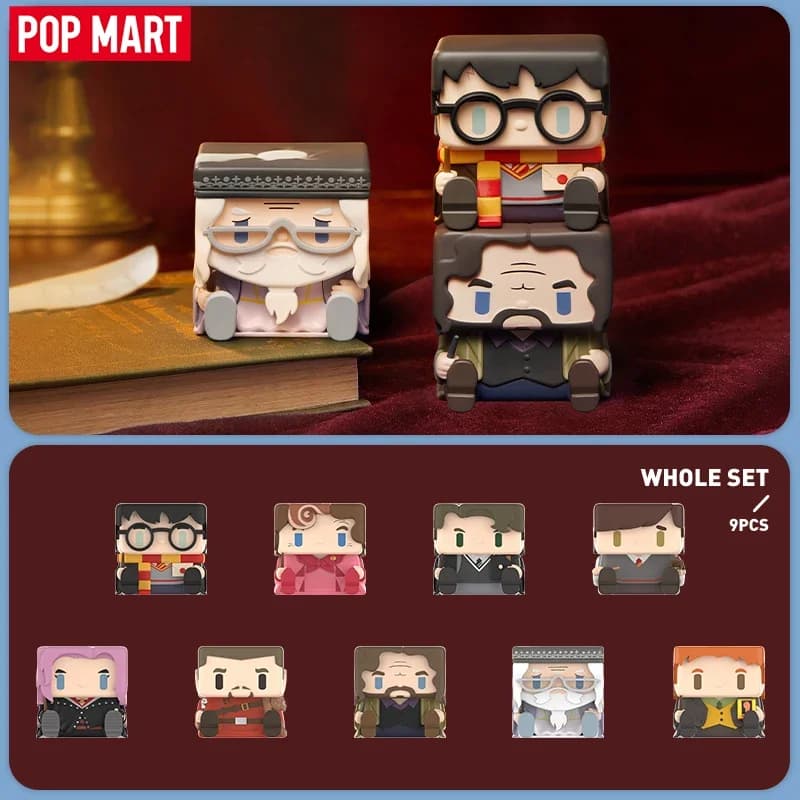 POP MART Harry Potter POP CUBE-1 Serie Scatola cieca Scatola misteriosa Guess Bag Giocattoli Bambola Cute Anime Figure Collezione di ornamenti per il desktop