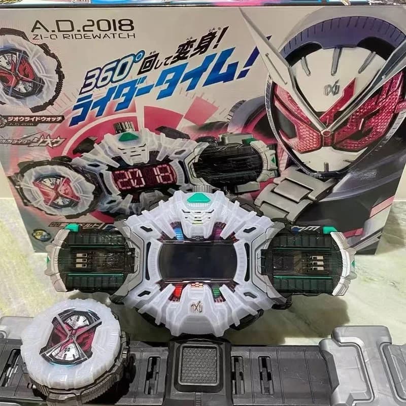 Nuovo Kamen Rider Zi-O Driver DX 2.0 Versione Aggiornata con Suono di Scansione Ridewatch Completo e Set Regalo per Bambini con Orologi Standard per Giochi di Ruolo