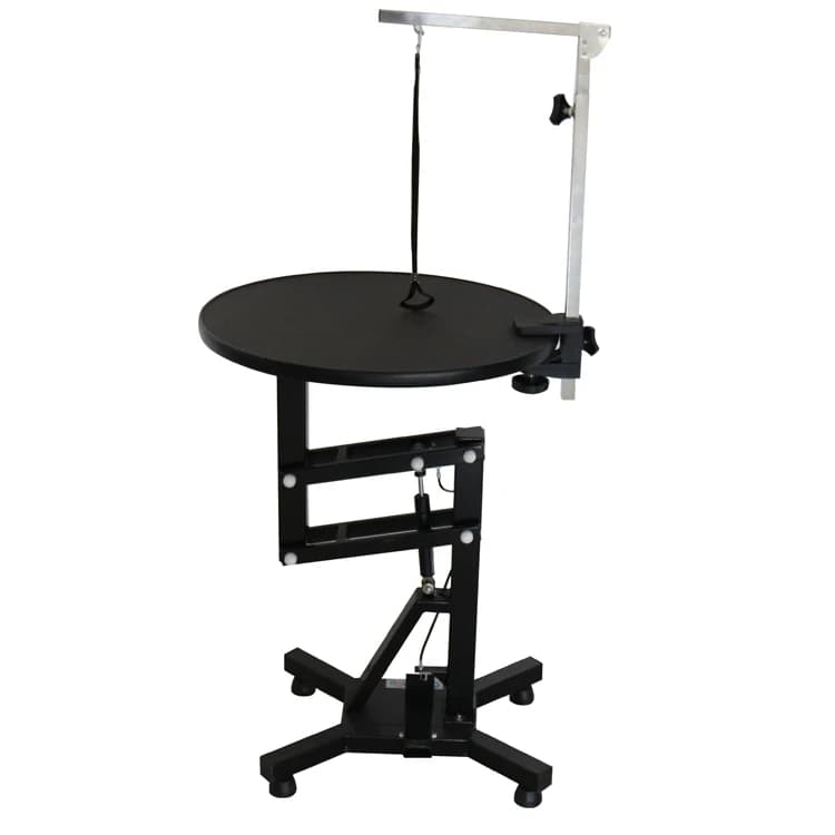 Black Round Design Small Pet Cat Dog Grooming Units Table
