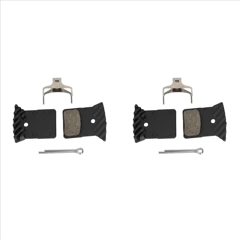 2X Pastiglie freno in resina per bicicletta Road Mtb Pastiglie bici per DEORE XT SLX M8100/7100 R9150/8050/7100-N25R