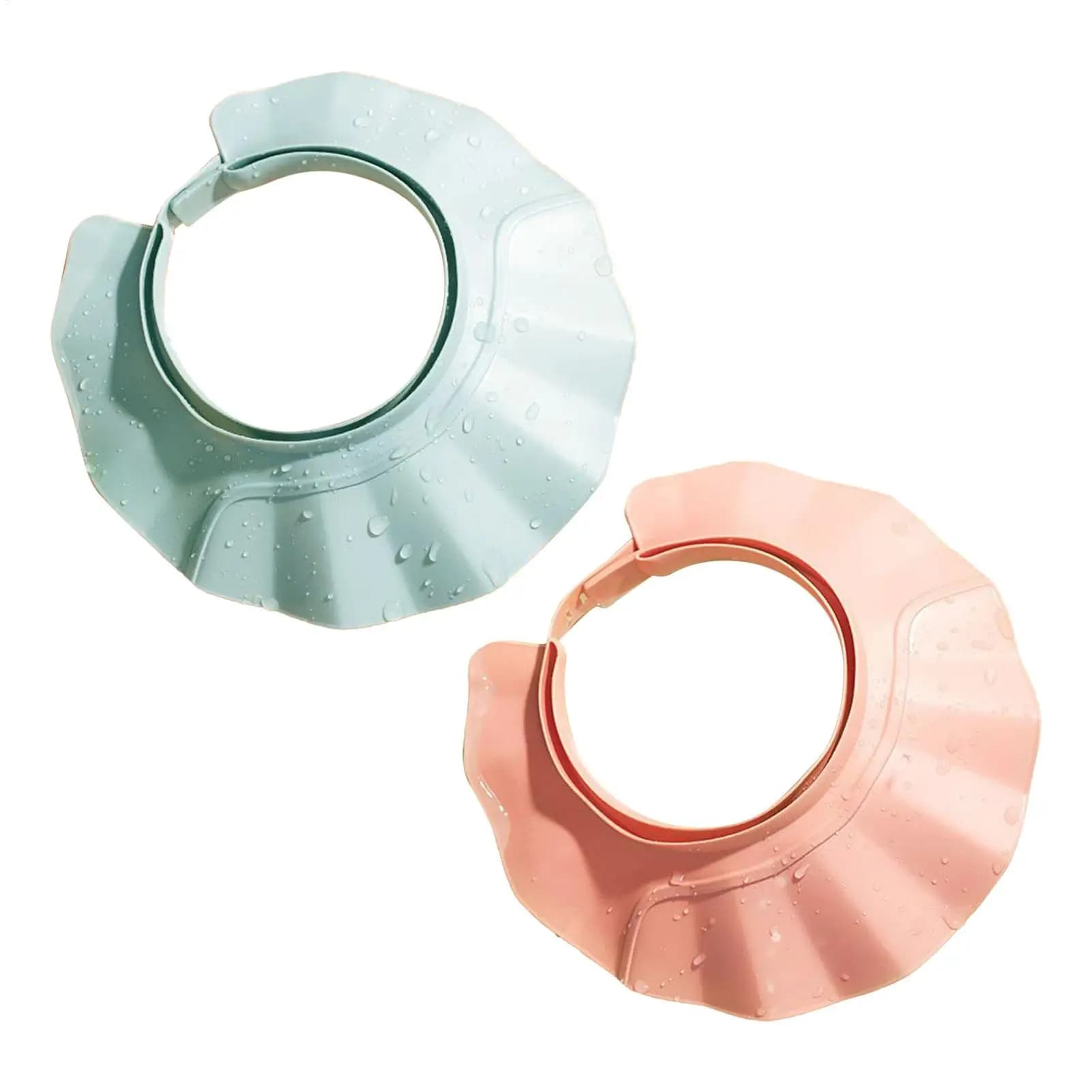 Cuffia da Doccia Regolabile per Bambini e Adulti, Accessorio per il Bagno con Visiera Larga, Ideale per Casa, Bagno e Barbiere