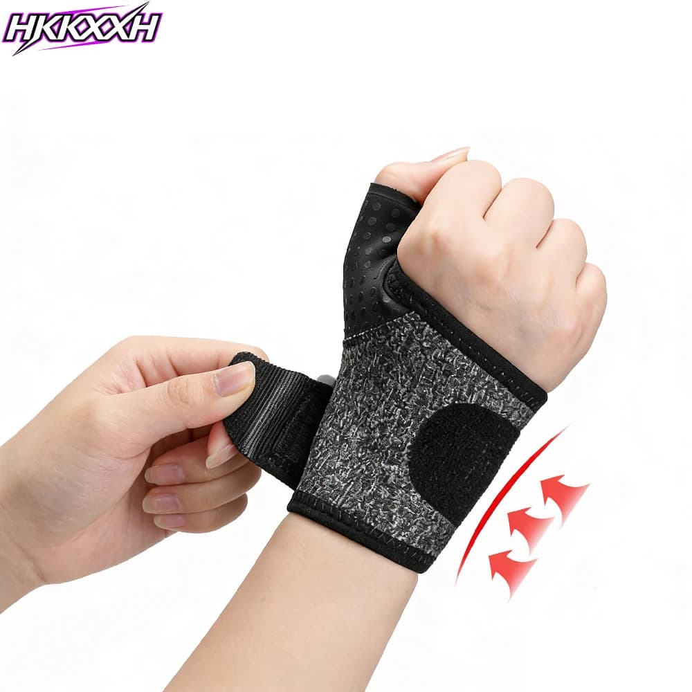 1PCS Wrist Brace with Soft Thumb for Mild Carpal Tunnel Tendonitis Arthritis Sprains,Compression Hand Brace, Wrist Support Strap