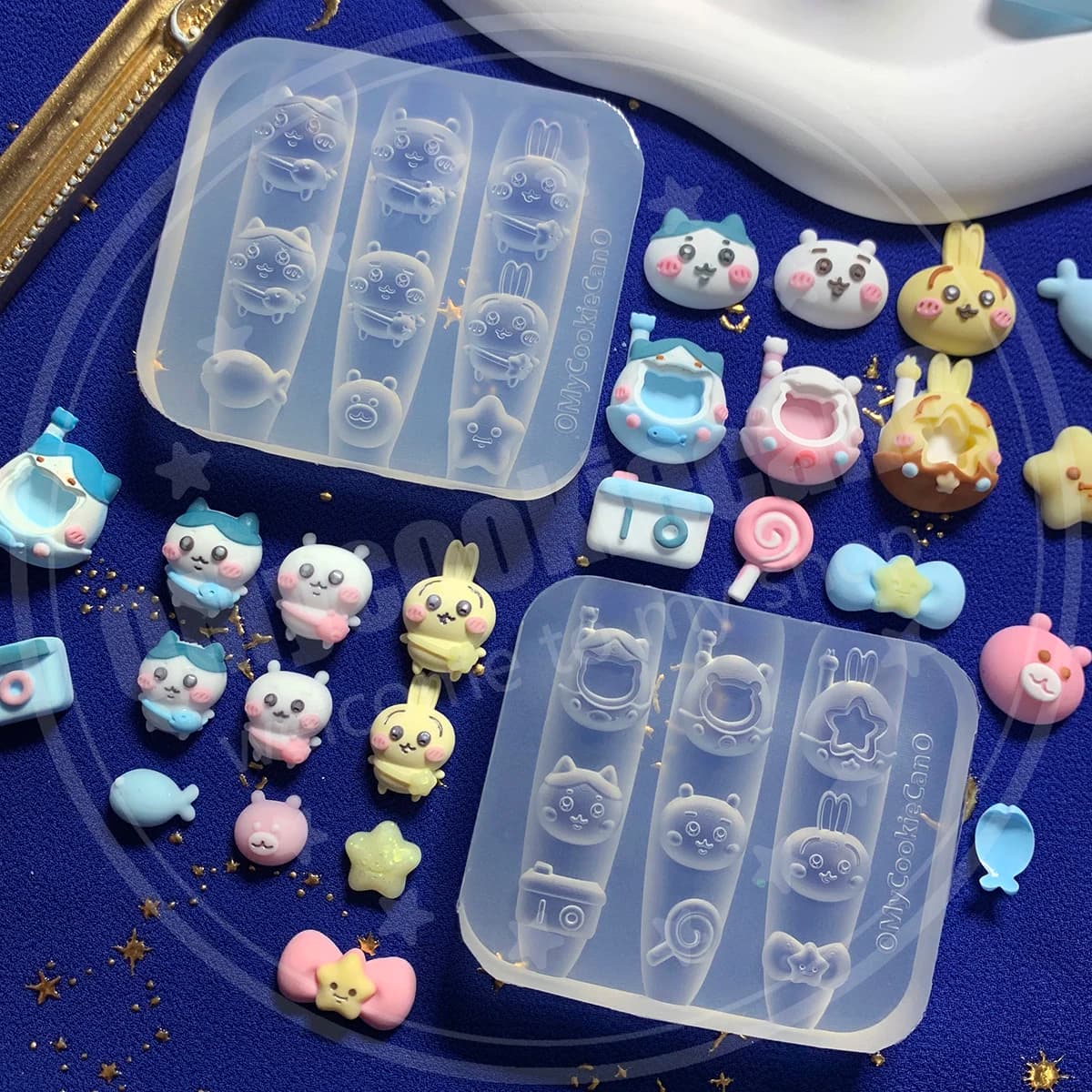 Resina UV siliconica trasparente Super carina, stampo per unghie tamagotchi.