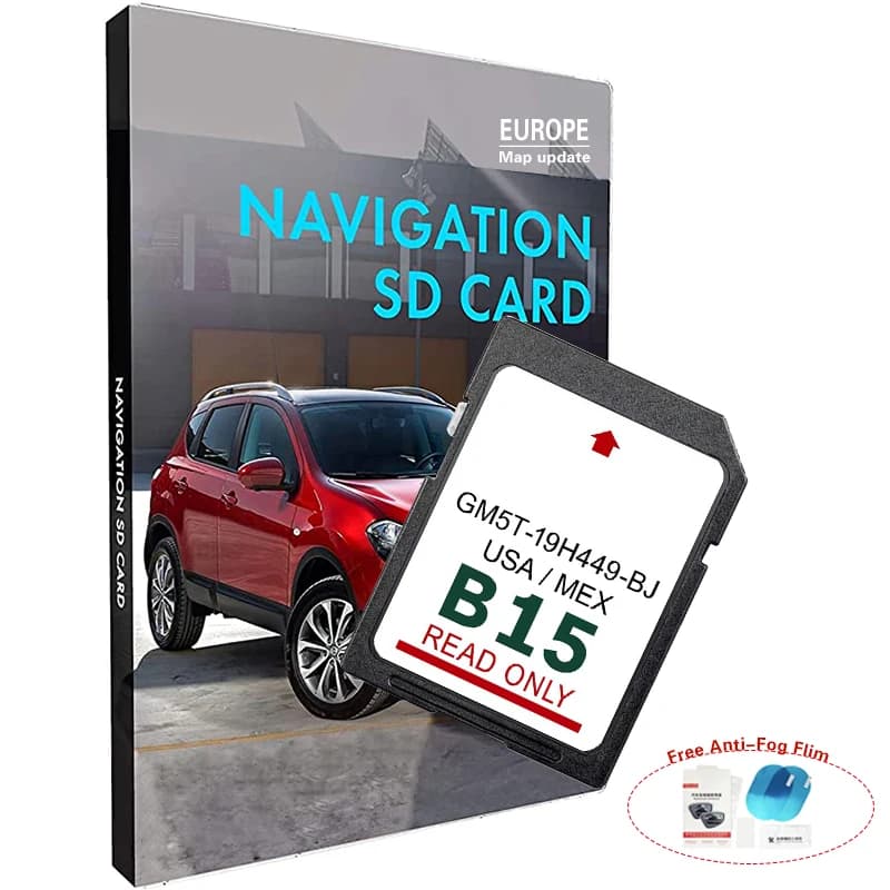 2024 Scheda SD B15 Ultima mappa Sat Nav per Ford Focus F150 F250/350/450 Navigazione USA MEX 32GB