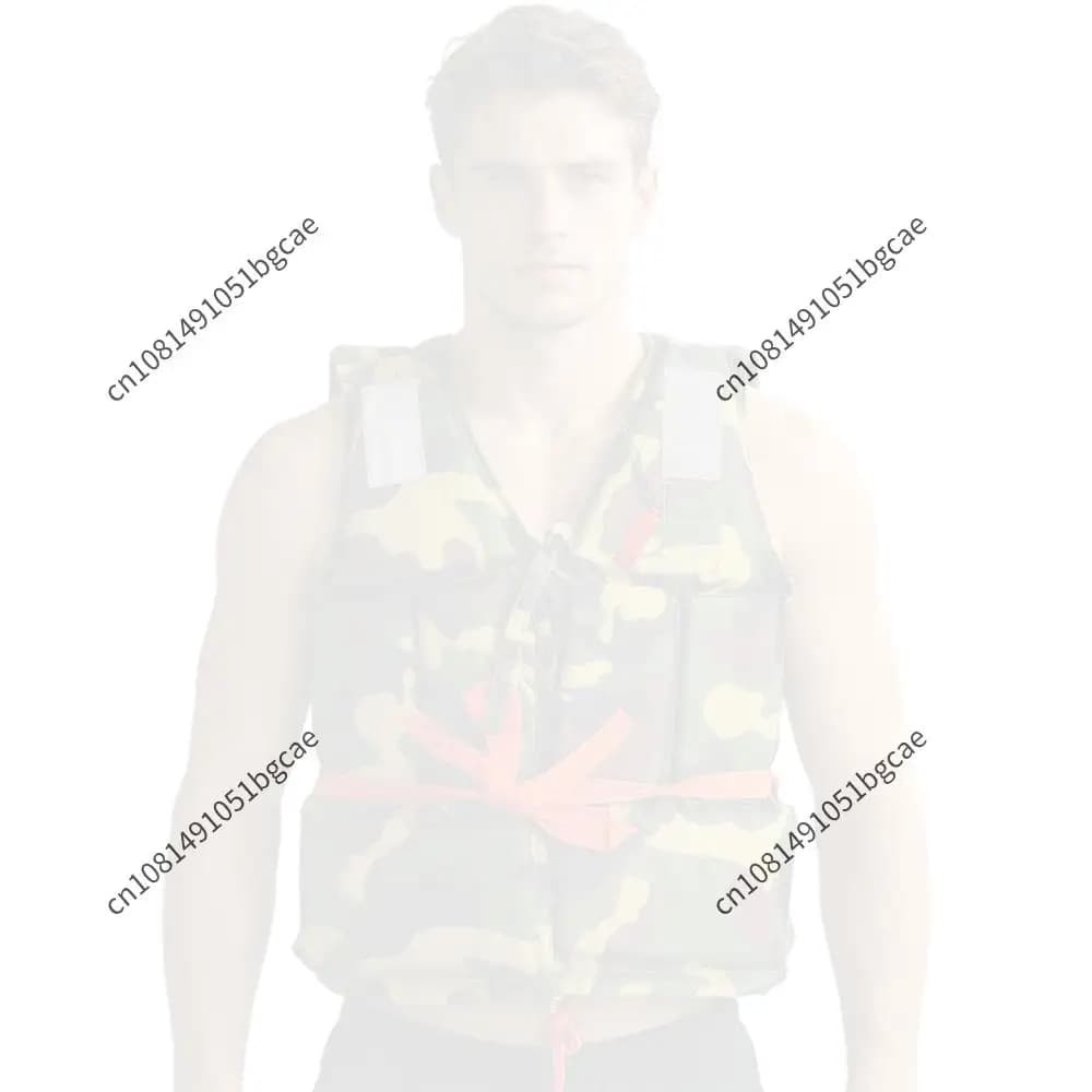 Fishing Swimming Life Vest with Whistle & Reflective Strips Swimming Buoyancy Device for Water Rescue Surfing and Boating Kayak