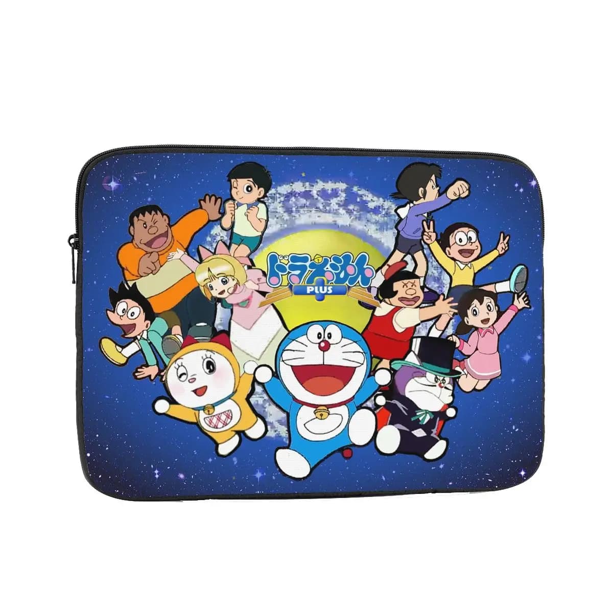 Borsa per Laptop Doraemon, Custodia Protettiva Antiurto con Personaggi Anime Nobita Nobi Takeshi Gouda Shizuka Minamoto