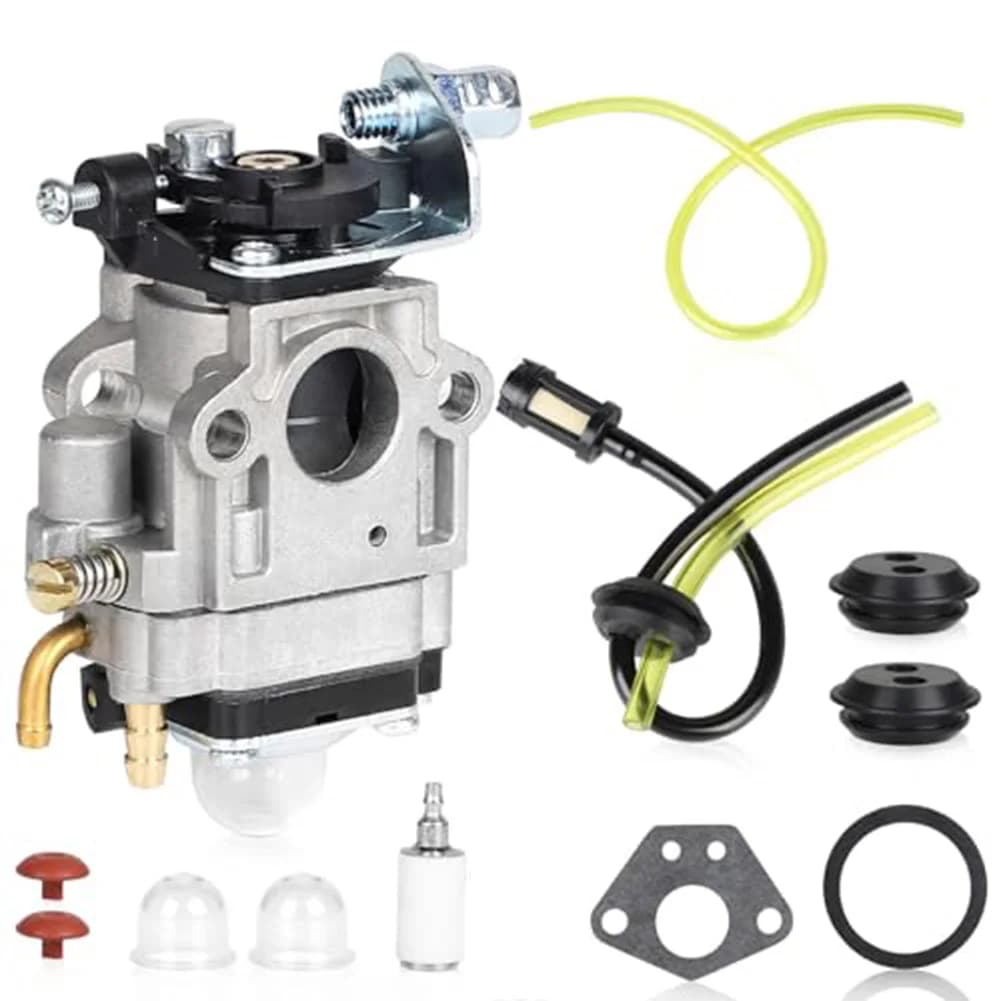 Aluminum Carburettor Brush Kit 52cc 49cc 43cc With Gasket And Hose For Garden Lawn Trimmer Fuel System Tool
