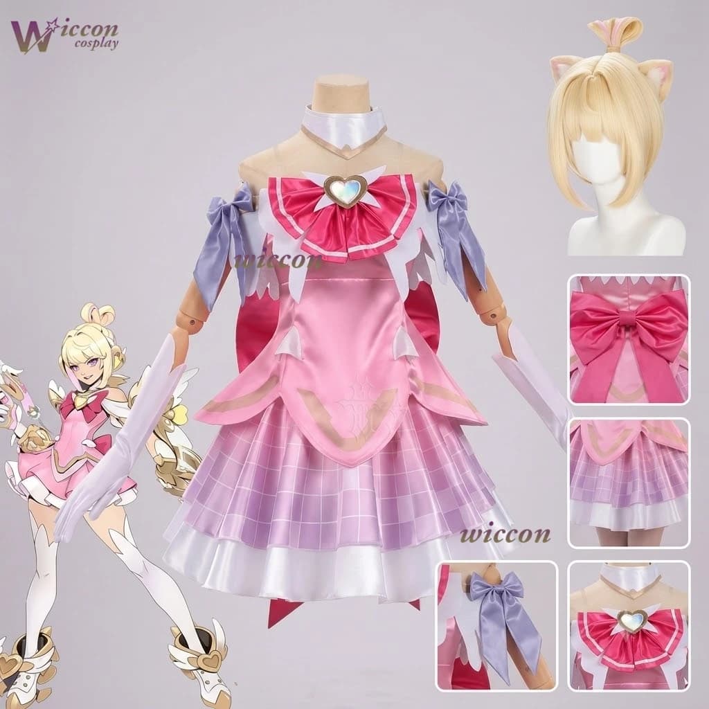 YesOk Overwatch Juno Heart Of Hope Magical Girl Full Set Cosplay Costume Two Dimensional Game Outfit Cosplay Costumes Halloween