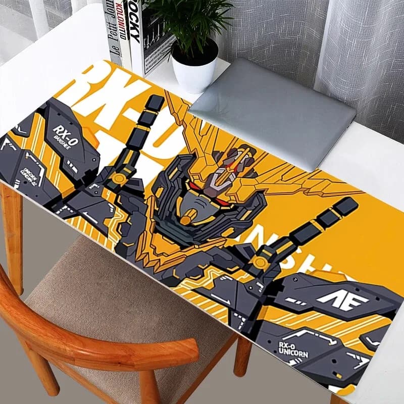Tappetini per mouse Gundam Computer Varmilo Tastiera Tappetino per mouse Anime Accessori da gioco Tavolo XXL Tappeto per giocatori Tappetino per scrivania Tappetino per mouse