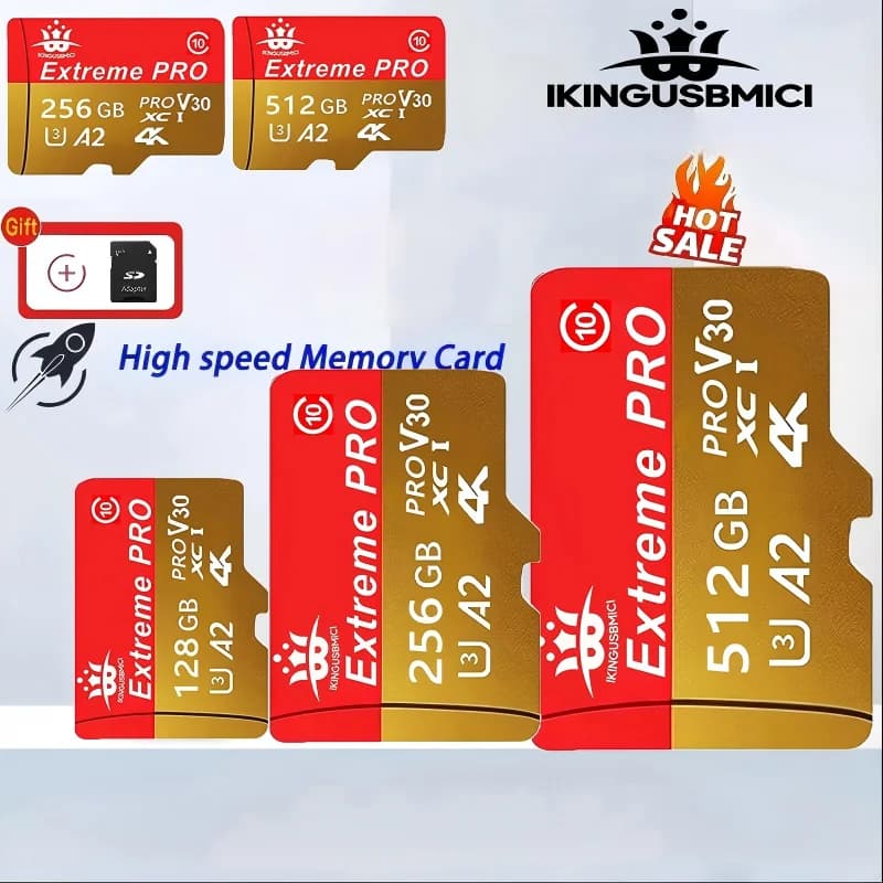 Sd Fast Class Card Premium Mini High U3 Mini High Flash Original 32/64/128/256/512gb Durable Class Speed Quality 10 Smartphone