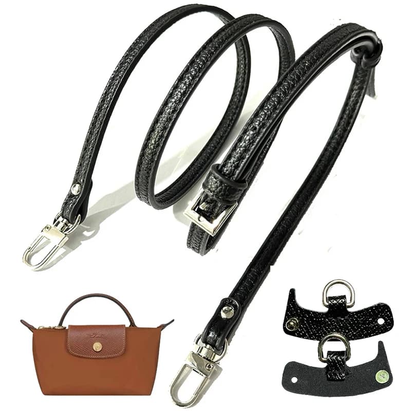 125 cm PU shoulder strap No punching required Shoulder strap with buckle Shoulder strap with fixing buckle Shoulder accessory Adjustable length