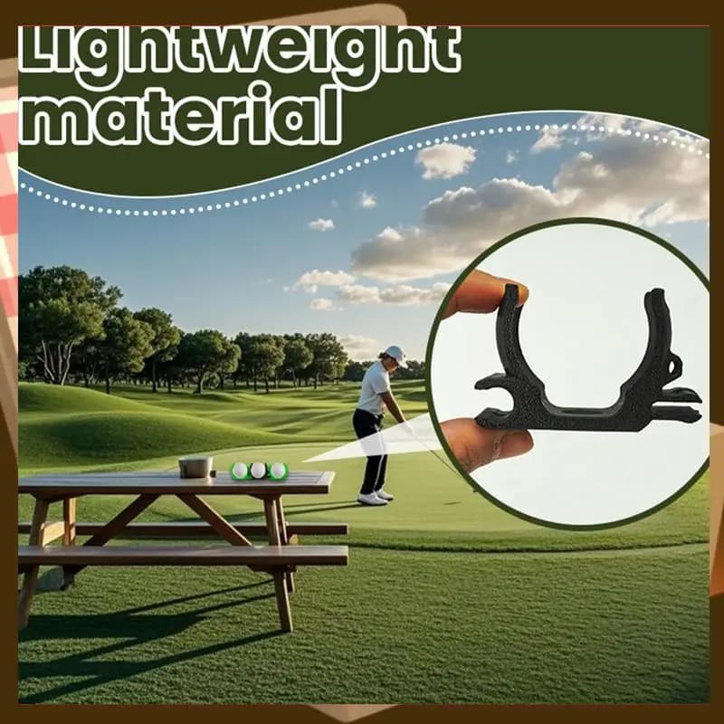 Clip per pallina da golf a tre palline Antiscivolo Facile da smontare Morsetto per pallina da golf Accessori da golf riutilizzabili per rack da golf-AA85
