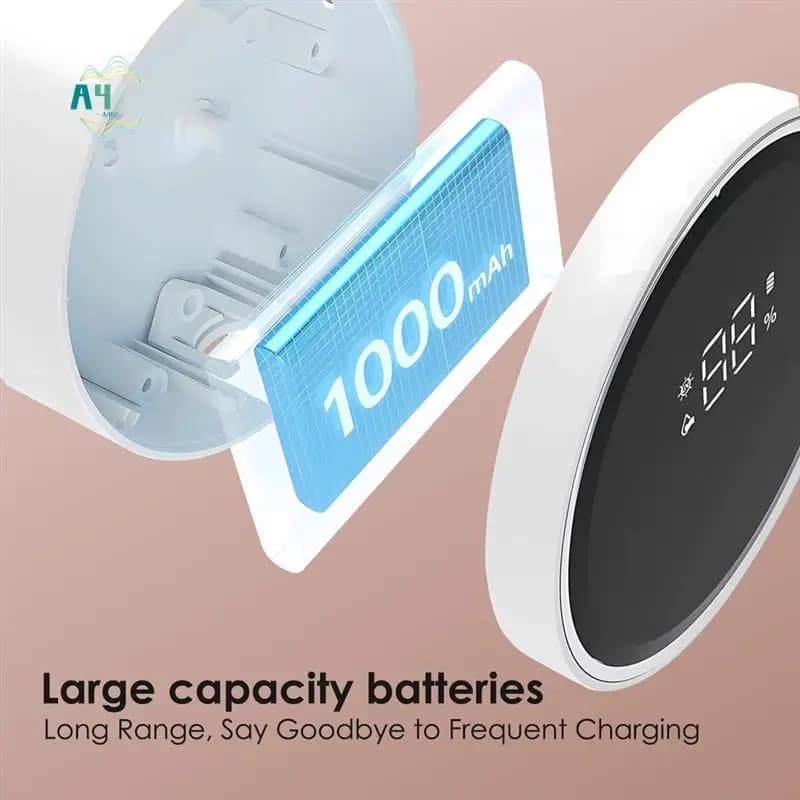A40Z-Portaspazzolino wall, Electric Toothbrush holder for single person for bathroom, Home drying, Travel