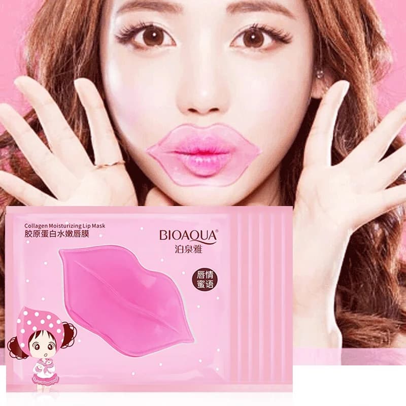 BIOAQUA Lip Mask for Collagen Crystal Hydrating Lips Carnose Lips Gel Masks Nutritional Hydrating Lip Care