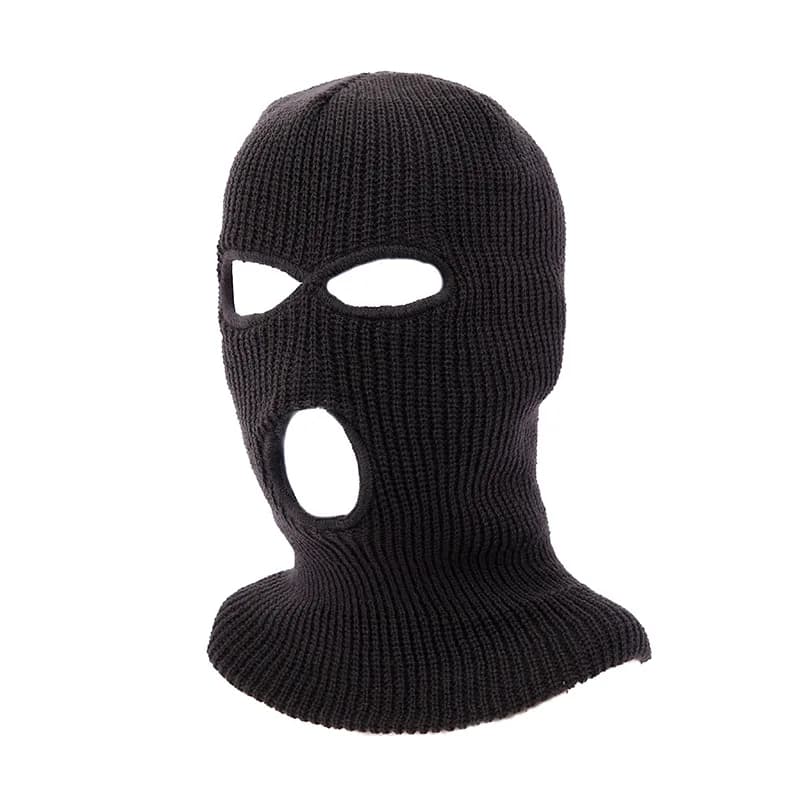 Winter Warm Three-Hole Knitt Balaclava Face Mask for Women and Men,Windproof Cold-Proof Thick Face Cover Hat for Skiing,riding