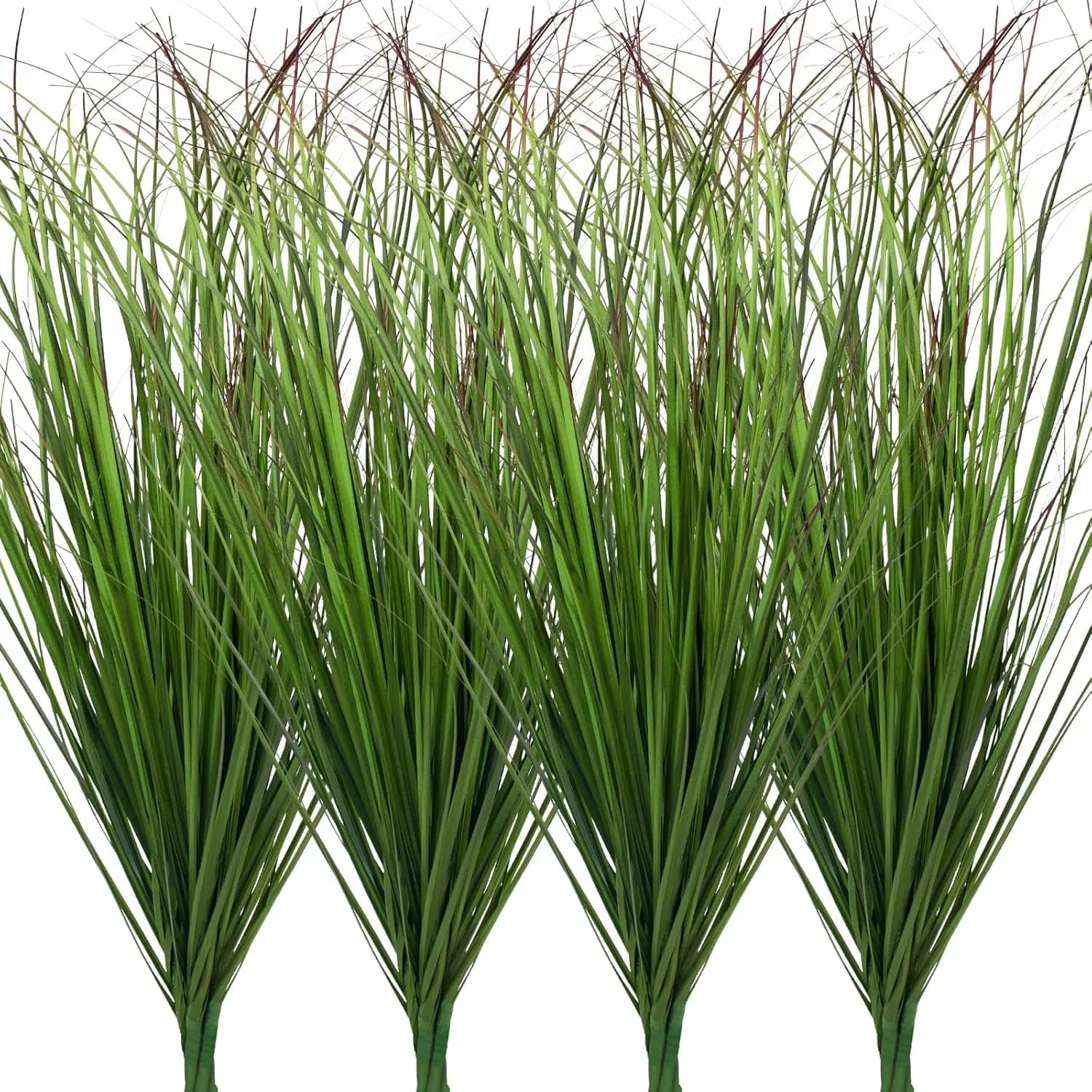 12Pcs Artificial Grass Plants, Faux Shrubs Wheat Grass, Artificial Tall Grass Fake Plants for Outdoor Decor,Artificial Greenery