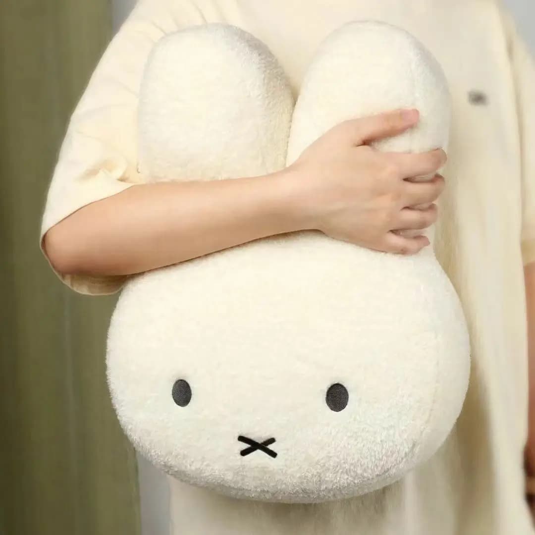 Cute Miffy Hug Pillow Doll Sofa Sleeping Pillow Female Birthday Gift Y2k Fashion Toys Anime Frind Kawaii Personalized Gifts