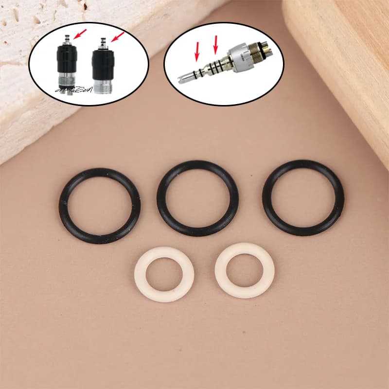 Manipolo dentale Accoppiatore Guarnizione O-ring Kit KAVO NSK Compatibile Anti-Olio Autoclavabile Manipolo Universale Accessori
