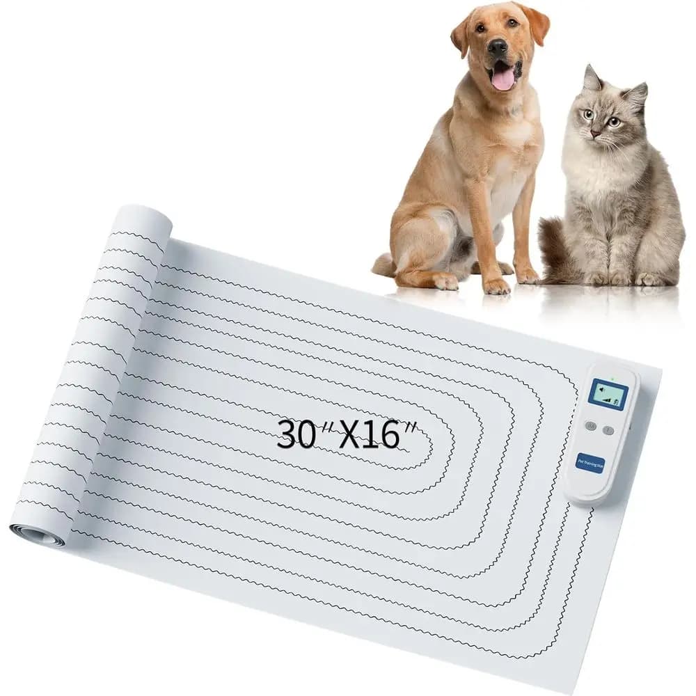 Tappetino Anti-Shock per Addestramento Indoor di Animali Domestici - Tappetino Repellente 30x16 per Mantenere Cani e Gatti Lontani da Divano, Letto, Tavolo