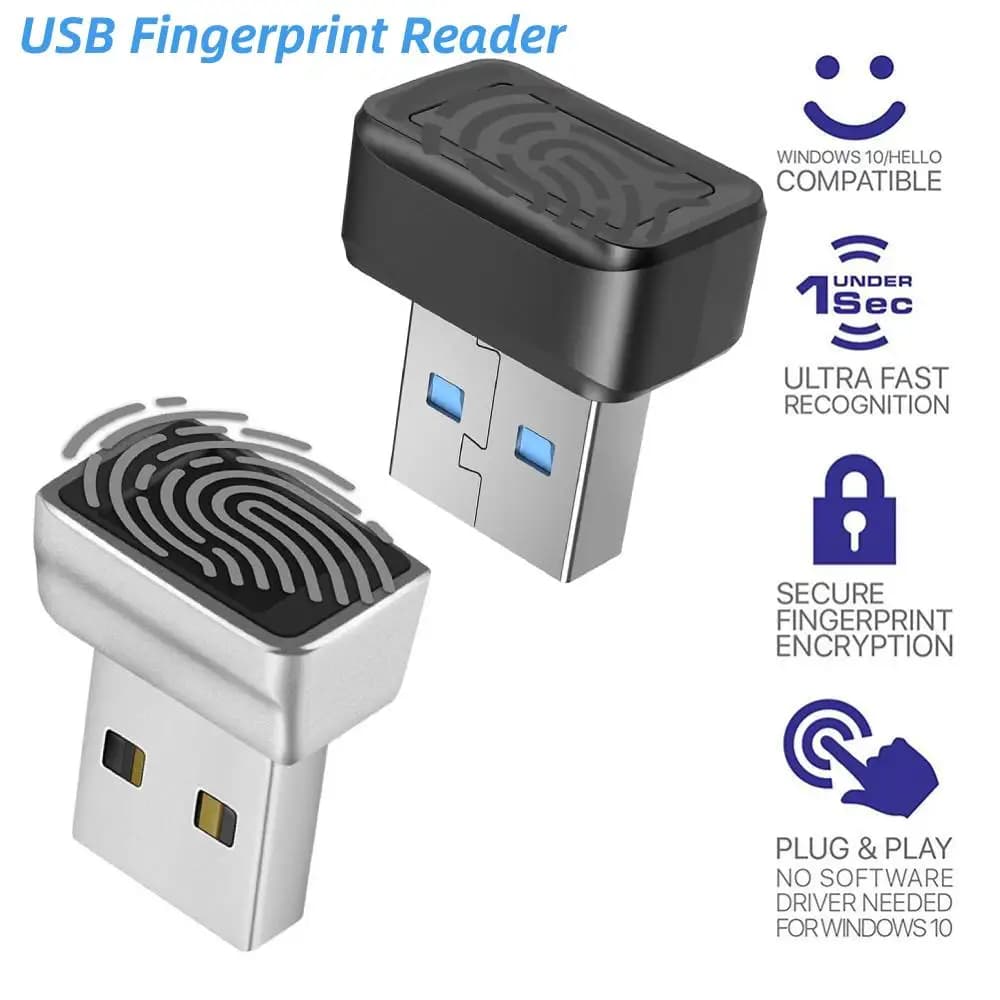 Modulo lettore di chiavi per impronte digitali USB per Windows 10 11 ciao Scanner biometrico lucchetto modulo di sblocco delle impronte digitali accessori per Laptop