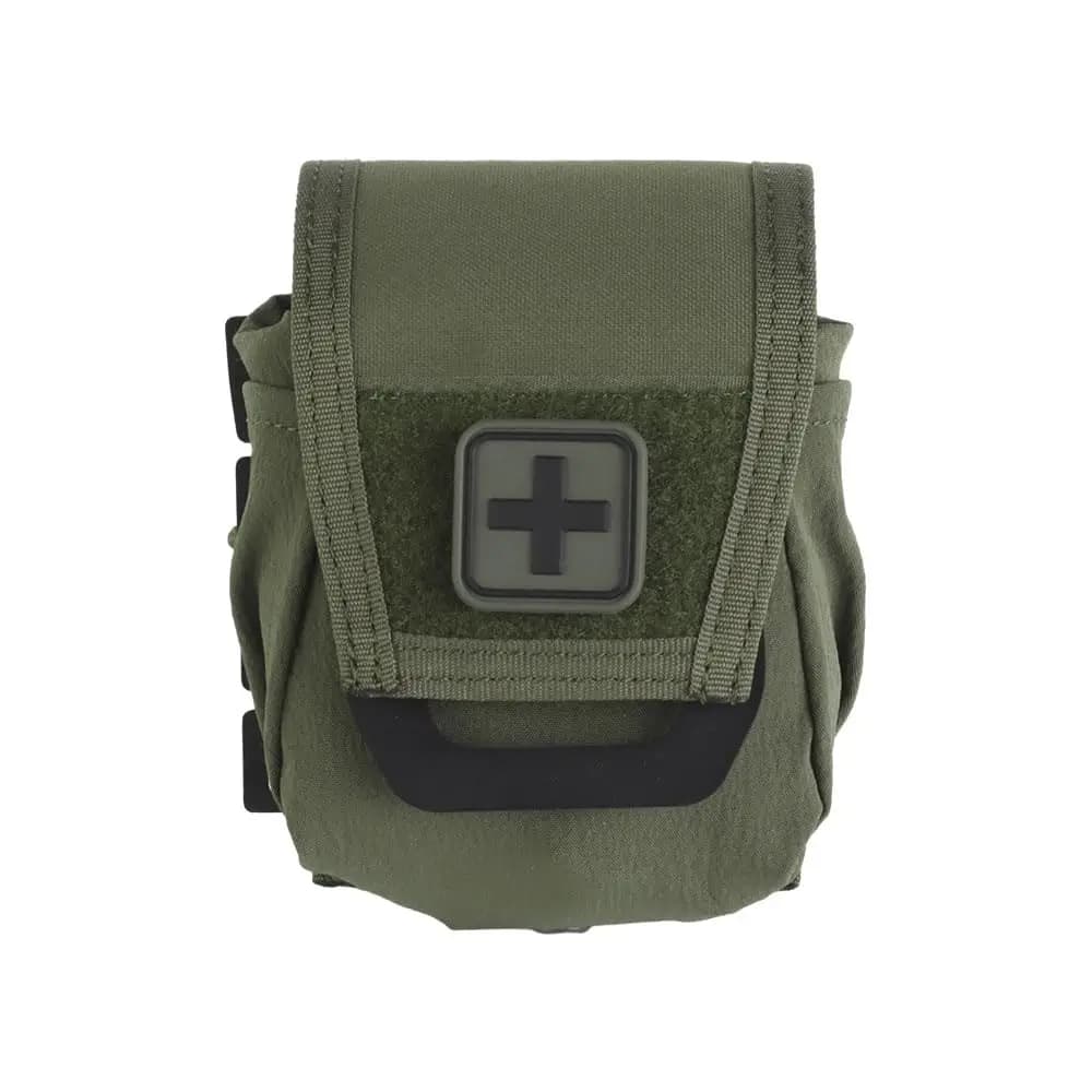 Custodia medica MOLLE a estrazione rapida, custodia tattica di pronto soccorso strappabile Cintura porta cesoie mediche Custodia IFAK vuota Sopravvivenza all'aperto