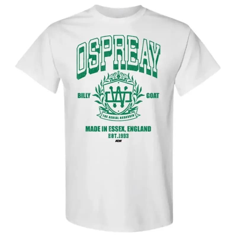 Will Ospreay Made in Essex AEW Official T Shirt
