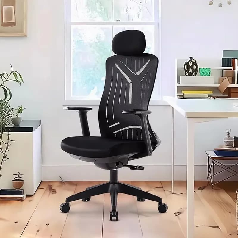 Ergonomic Computer Chair Comfortable Home Office Gaming Chair with Rotating Swivel and Height Adjustable Seat for Study Work