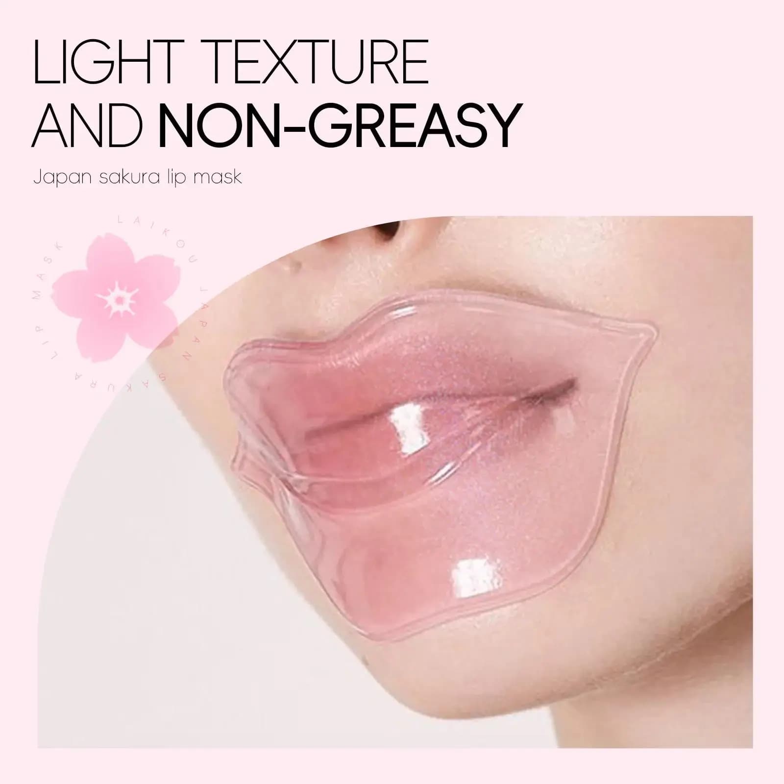 Japan Sakura Collagen Lip Mask Moisturizing treatment for dry lips Repair gel bearings Essential night care