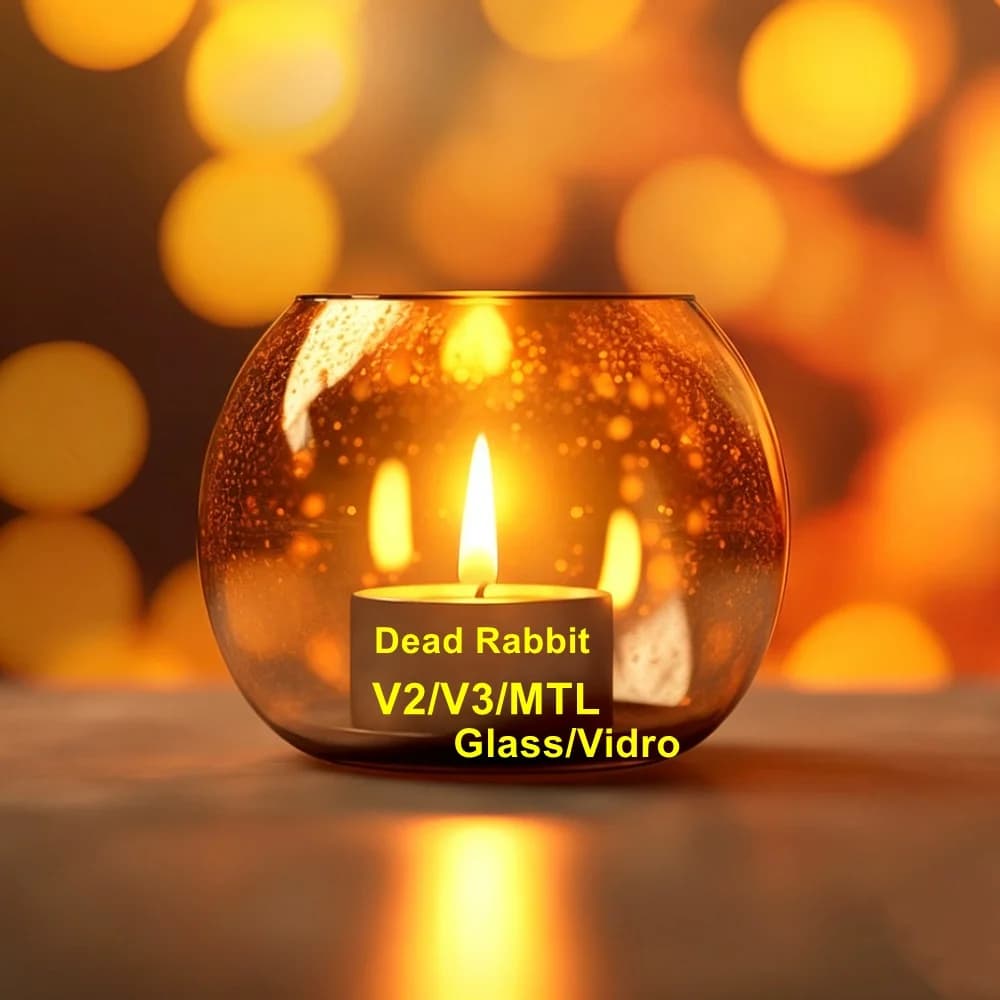 80~4PCS Protective Dead Candle Glass Column Fat/Rabbit/V2/V3/MTL/SOLO/M/R/Destiny Foam Packaging Prevents Glass Breakage