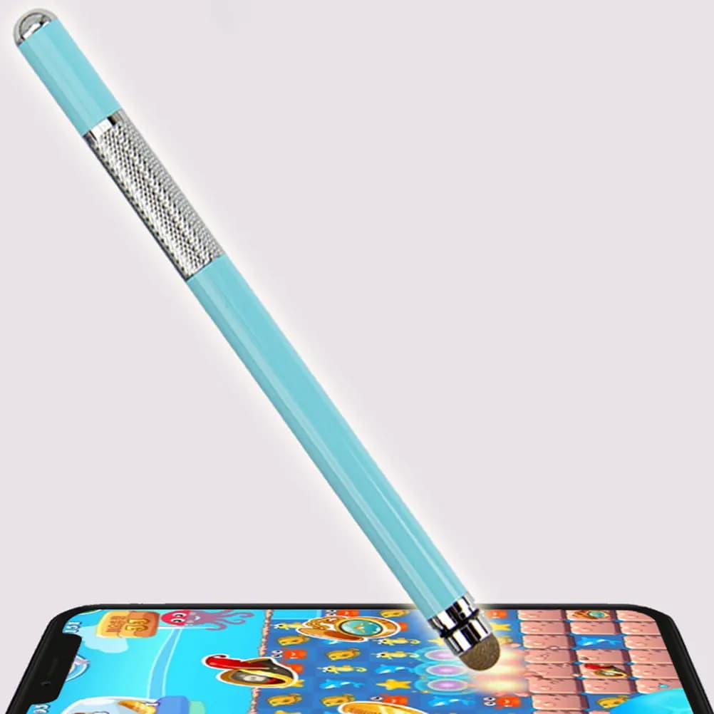 Stilo 2 in 1 Sottile e Leggero in Metallo per Smartphone e Tablet, per Disegno su Schermo Capacitivo, Giochi, Email, Appunti e Marcature