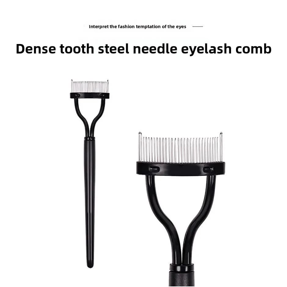 Mascara Curl Trucco di bellezza Separatore per ciglia Strumento cosmetico Piegaciglia in metallo Separatore per ciglia Pieghevole Spazzola per ciglia Pettine 1PC