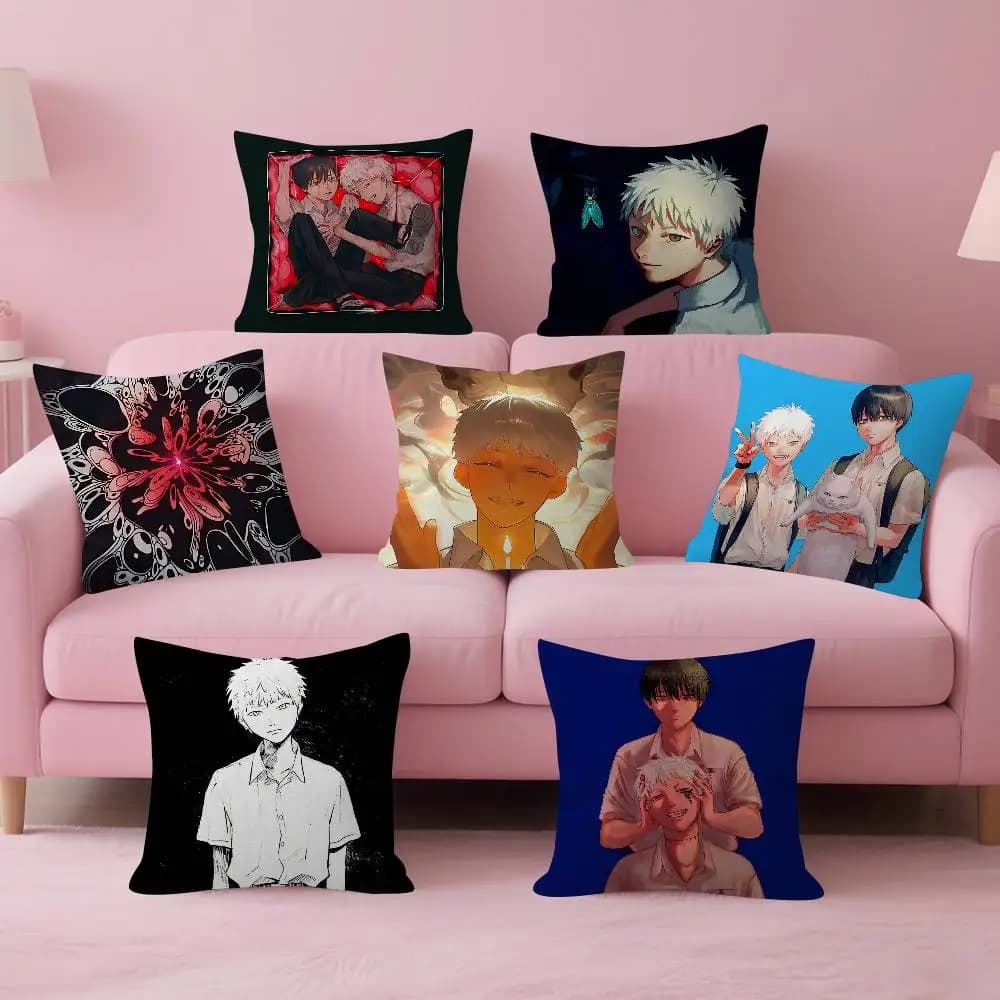 Fodera per cuscino Anime The Summer Hikaru Died 30x50 in poliestere, cuscini decorativi per divano, federe per cuscini decorativi per la casa
