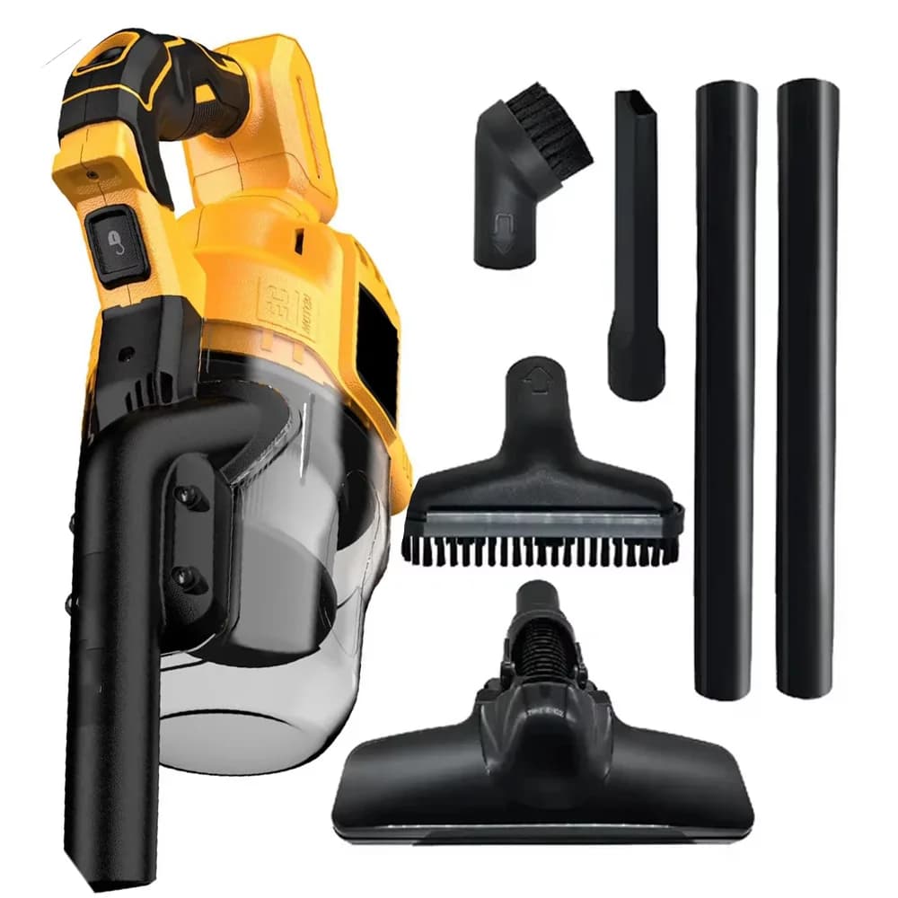 Aspirapolvere elettrico Motore potente da 500 W, 46 CFM 5 in 1 Aspirapolvere manuale portatile Filtro HEPA2.0 per Dewalt 20 V