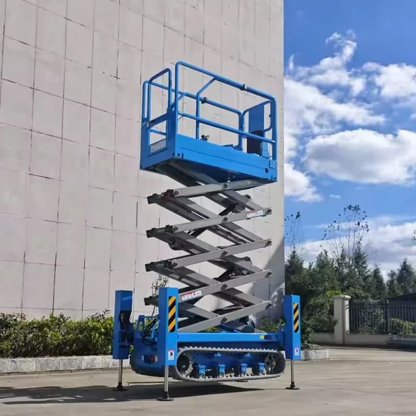 Factory Price 4-16m Self Propelled Steel Surface Electric Mobile Scissor Lift Hydraulic Aerial Lifting Platform