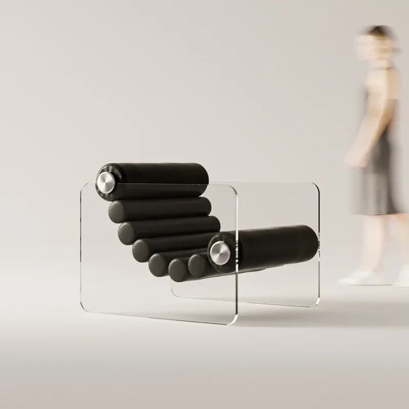 Sedie reclinabili di design Poltrona da gioco individuale Accento Comode sedie da soggiorno Mobili da salone Fauteuil in metallo