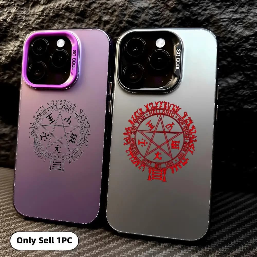 Custodia per telefono Anime C-Castlevania per iPhone 17 16 15 14 13 12 11 Pro Max Air, colorata, opaca, laser, Aurora, antiurto