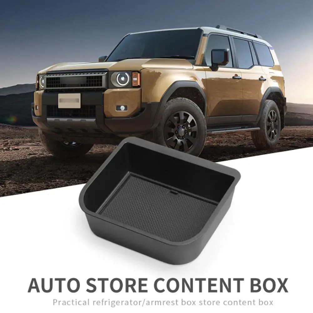 For Toyota Prado 250 J250 LC250 Central Control Arm Zerbino Wireless Storage Box 2024 Charging 2025 H3Q9