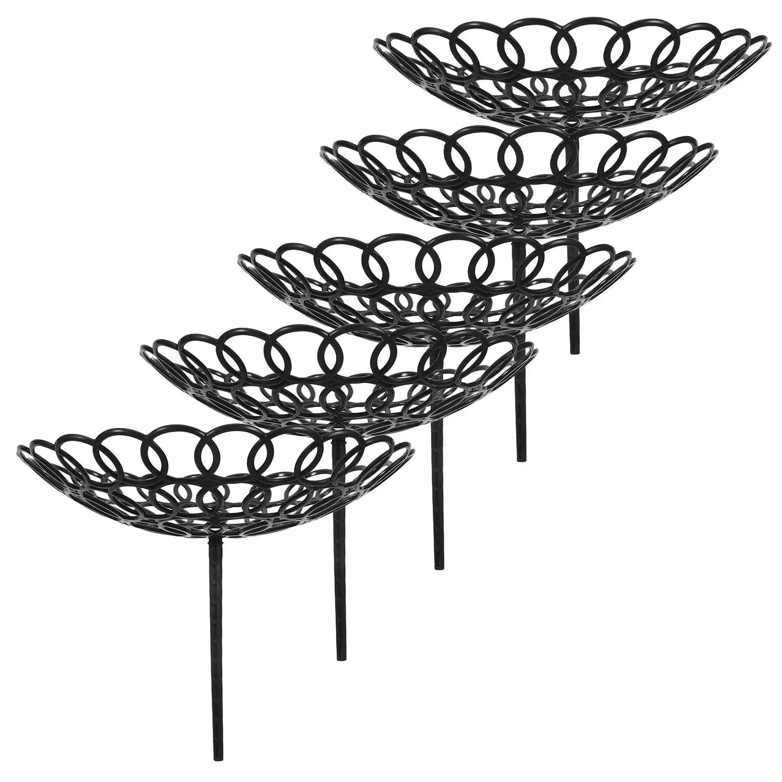 Set di 5 Supporti Premium in Plastica per Bouquet di Fiori, Strumento Compatto per Composizioni Floreali per Cerimonie Nuziali, Confezioni Regalo Fai-da-Te, per Fioristi