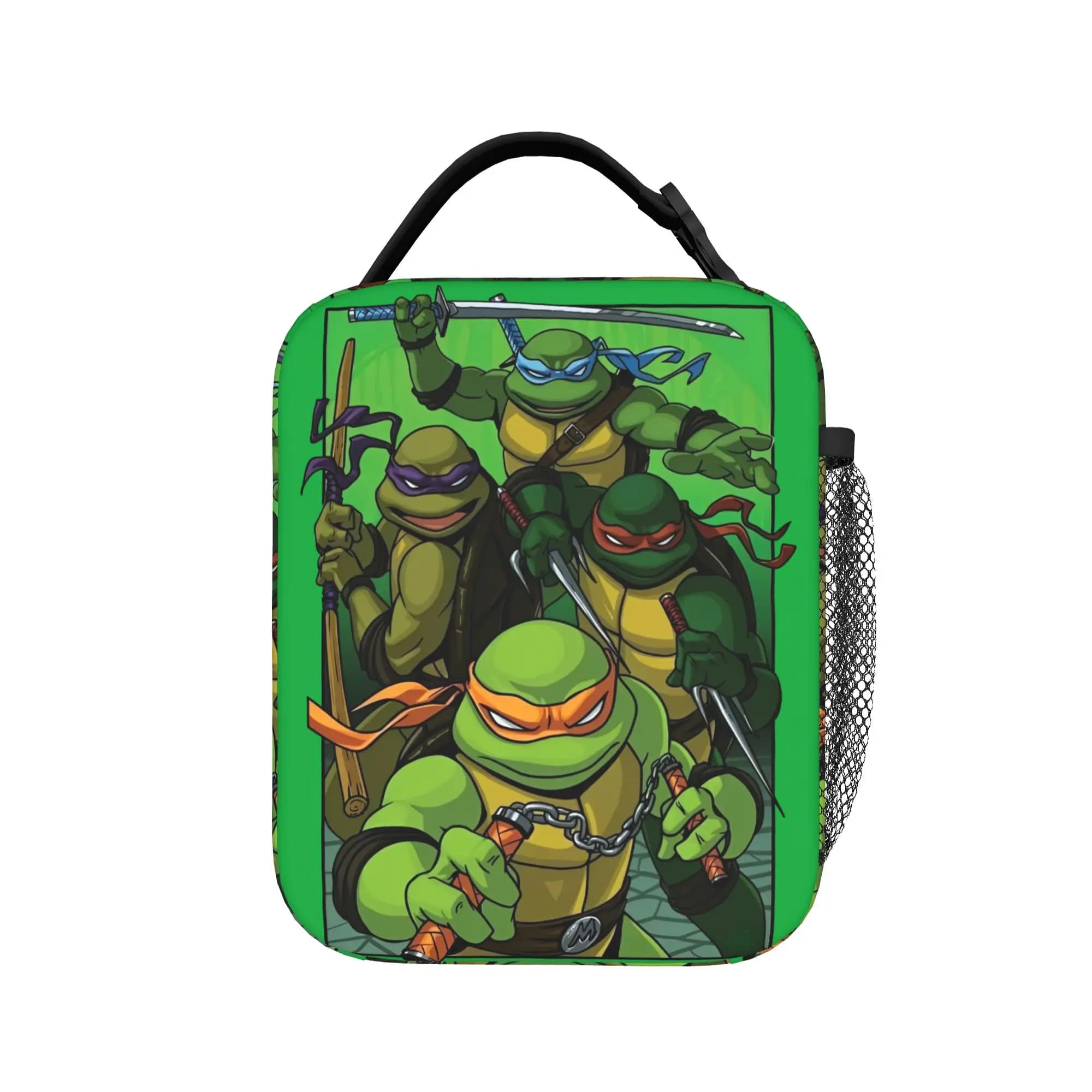 Borsa termica per il pranzo Teenage Mutant Ninja Turtles, borsa termica, contenitore per il pranzo, borsa portatile per il pranzo, borsa per il cibo, college