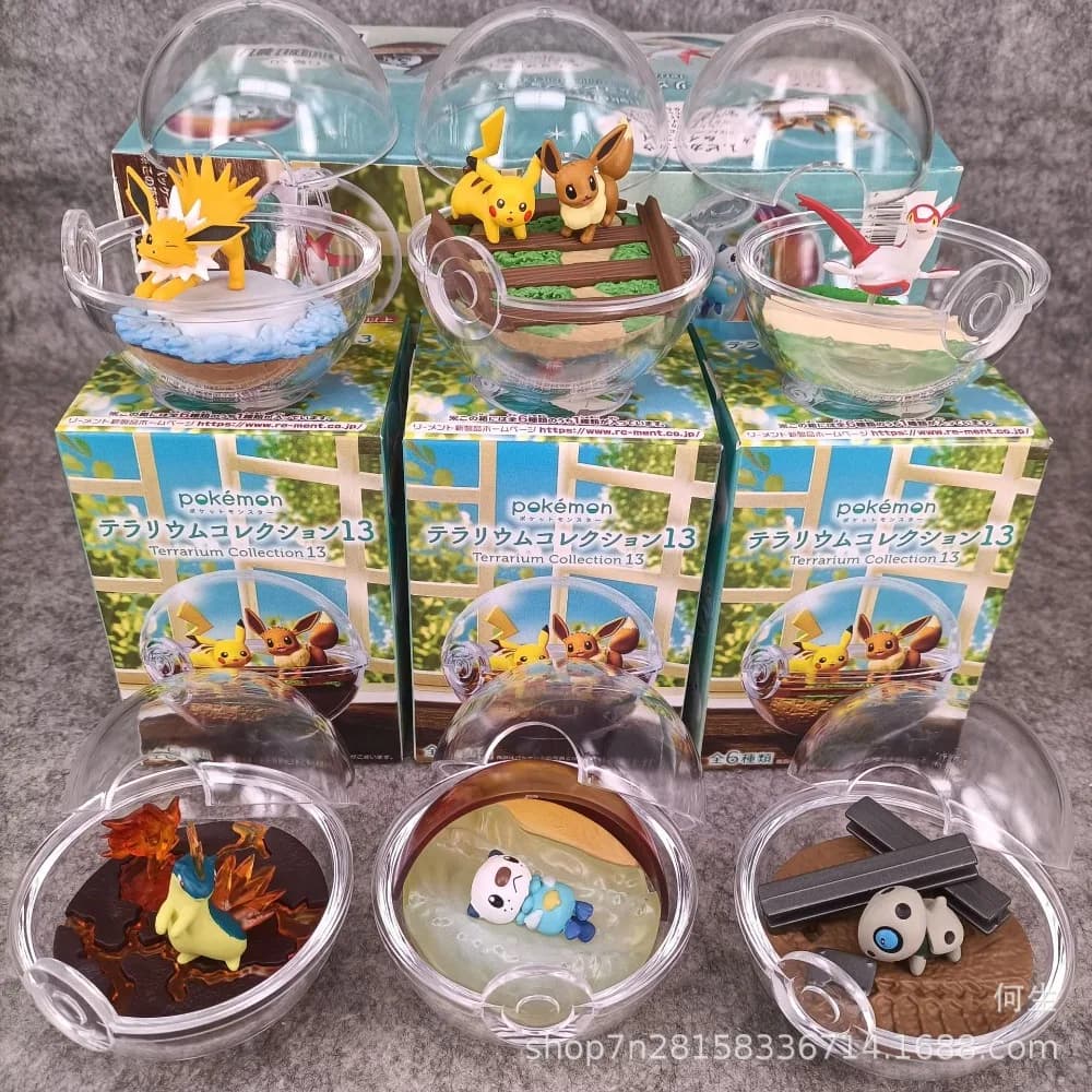 Collezione Pokemon Swing: Mystery Box Pikachu, Blind Box Fatta a Mano Eevee, Giocattoli Sorpresa Anime Snorlax