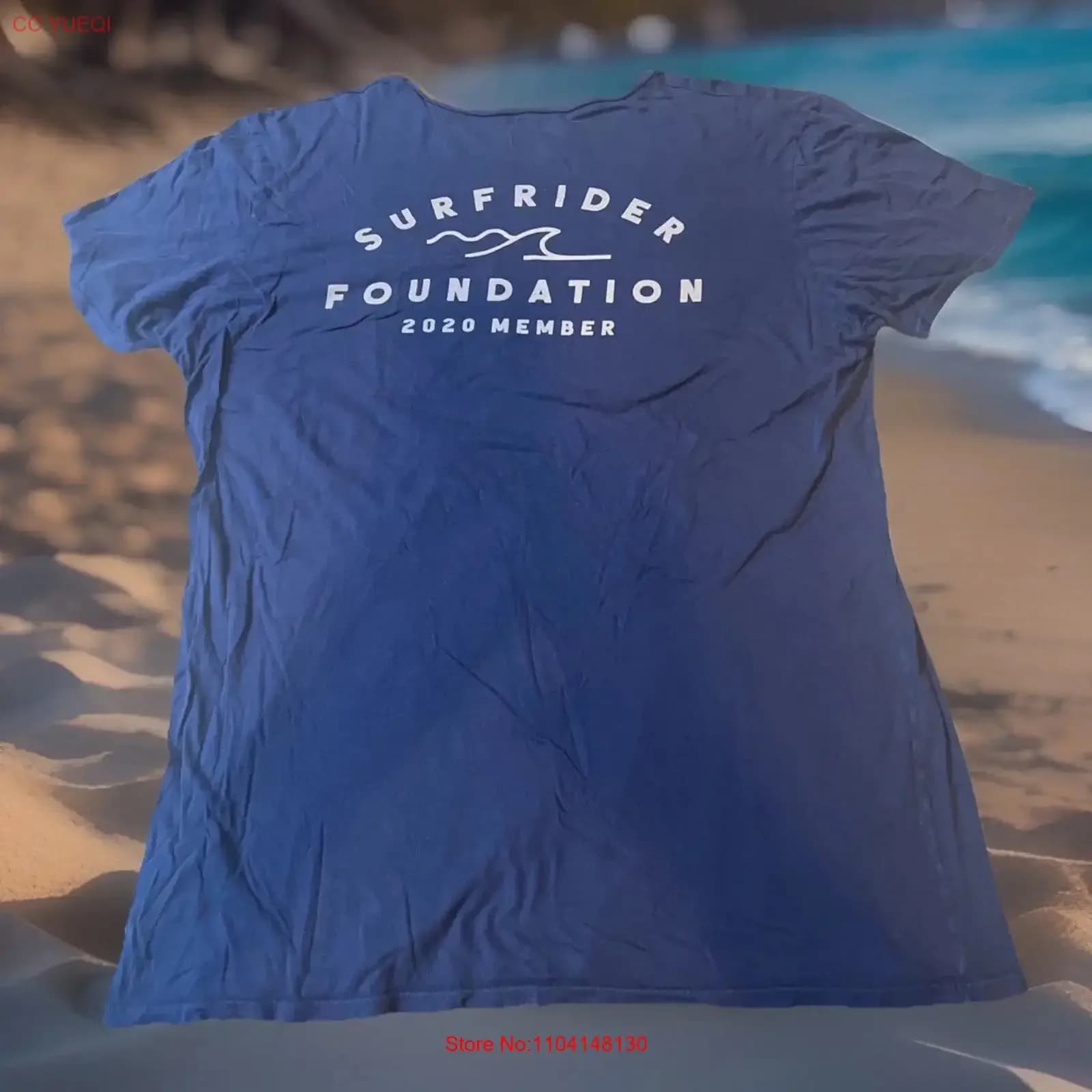 Surfrider Foundation 2020 Official Member PockeT T Shirt 2XL Surfer Vintage vintage Washed Abbigliamento casual di design alla moda