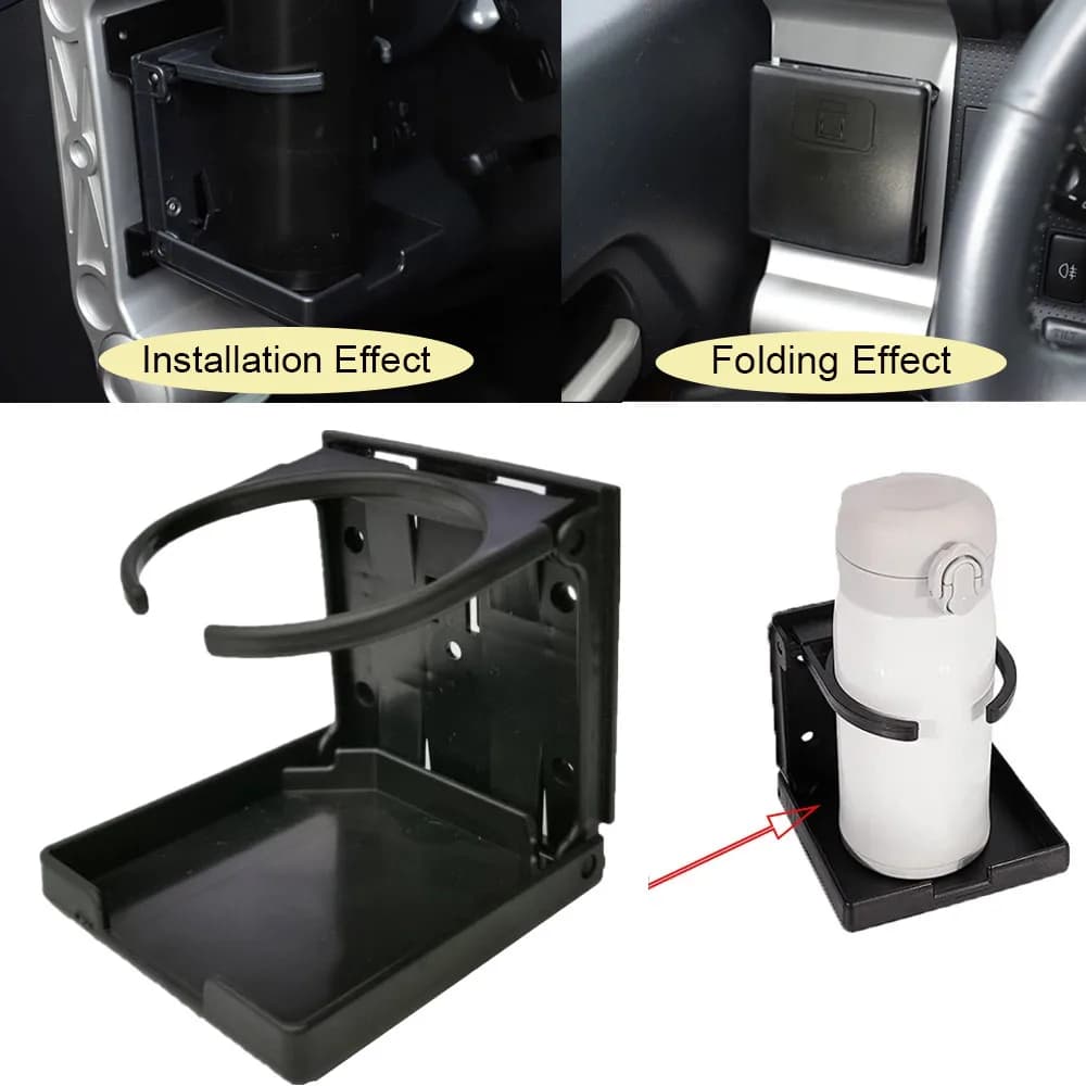 1 Pcs Universal Car Truck Drink Bottle Cup Holder Stand Folding High quality ABS Plastic for Car Truck Auto Supplies Car Styling