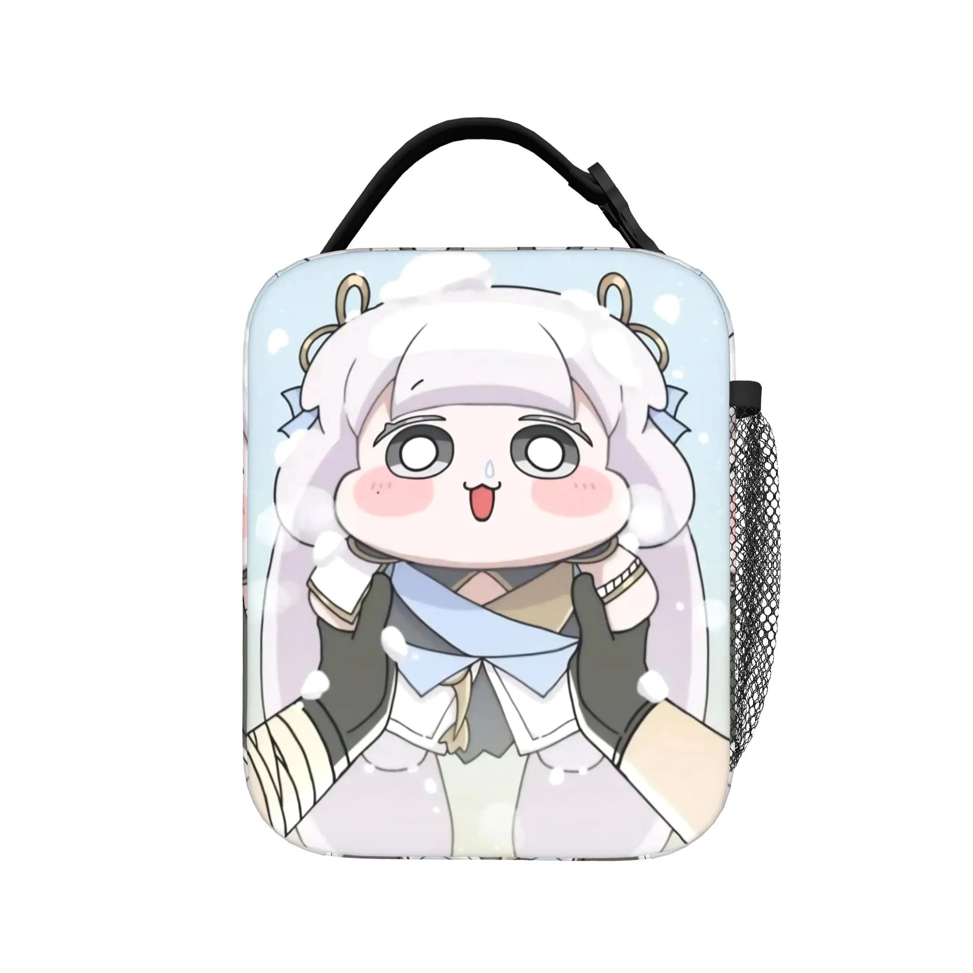 Borsa termica per il pranzo Trickcal C-Chibi Go Games per uomo e donna, contenitore per alimenti, contenitore termico portatile, Bento Box per la scuola, l'ufficio