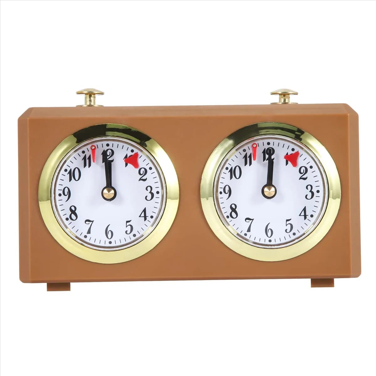 Orologio da scacchi meccanico caldo analogico per gioco di scacchi Orologio timer Orologi ufficiali Nessuna batteria necessaria